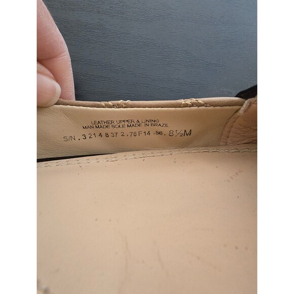 Tory Burch Claremont ballet flats black and beige women's size 8.5 - Picture 10 of 10